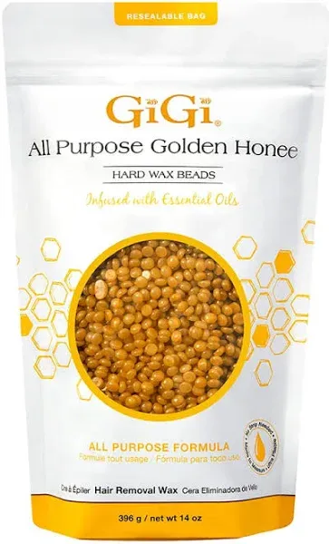 Gigi All Purpose Golden Honee Hard Wax Beads