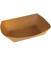 SQP 7151 Kraft #100 Food Tray 4/250 CS