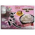 Shirakiku Dried Grains Rice Japanese Short Grain Sticky White Rice Premium Quality Microwavable Ready to Eat Cooked Sushi