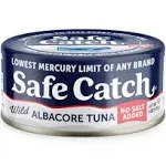 Wild Albacore Tuna, No Salt Added 12 Pack - 5oz Cans