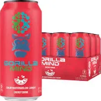 Gorilla Mind Energy Drink Artic White( 12 PACK)