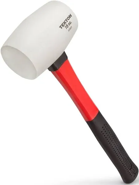 TEKTON 32 oz. Wood Handle Rubber Mallet | 30505 , Black