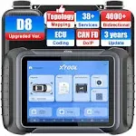 xTool D8S Bidirectional Automotive Diagnostic Scan Tool, 3-Year Update, Topology Mapping, ECU Coding/38+ Services/Full Diagnostic Scanner/Crankshaft