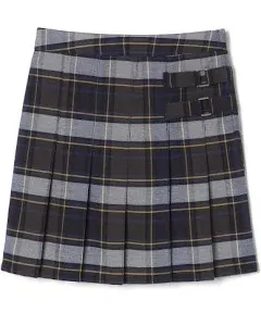 French Toast Girls 4-6X Plaid 2-Tab Scooter