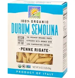 Bionaturae Penne Rigate Pasta Noodles - Gluten Free Pasta Organic, Rice & Lentil Pasta, Kosher Certified, High Protein, Non-GMO Verified, USDA Certified, Gluten Free Pastas, Crafted in Italy - 12 Oz