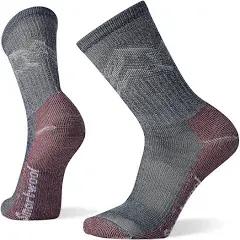 Smartwool Men's Hike Classic Edition Light Cushion Mountain Pattern Crew Socks