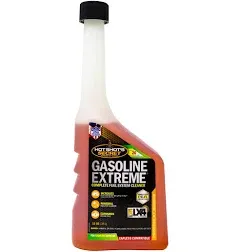 "Hot Shot's Secret Gasoline Extreme Fuel System Additive"