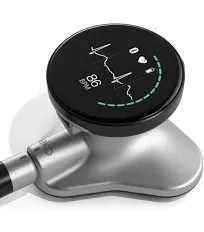 Eko CORE 500™ Digital Stethoscope — The Pinnacle of Digital Stethoscope Technology, Combining TrueSound™ Audio with 3-Lead ECG and a Full-Color Display, Champagne, COR501-CHP/CHP