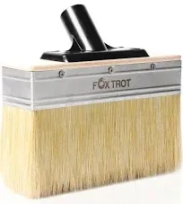 Foxtrot Deck Stain Brush for Wood, 7-Inch Professional Grade Deck Stain Applicator for Fast & Even Paint, Stain, and Sealer, Large Paint Brush, Deck Brush, Wide Paint Brush for Staining Wood