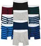 The Children's Place Boys' Cotton Boxer Briefs Underwear Variety 10-Pack