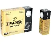 12 SPALDING SD TOUR Golf Balls, 3 Piece Urethane, Tour Distance, New Unopened