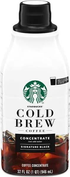 Starbucks Cold Brew Coffee Concentrate Bottles, 2 pk./32 fl. oz.