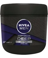 Nivea Men Deep Impact Body Cream, 13.5oz (400ml)