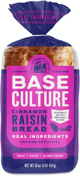 Base Culture Cinnamon Raisin Bread