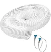 Qucship 2-1/2" x 10' Heavy PVC Dust Collection Hose