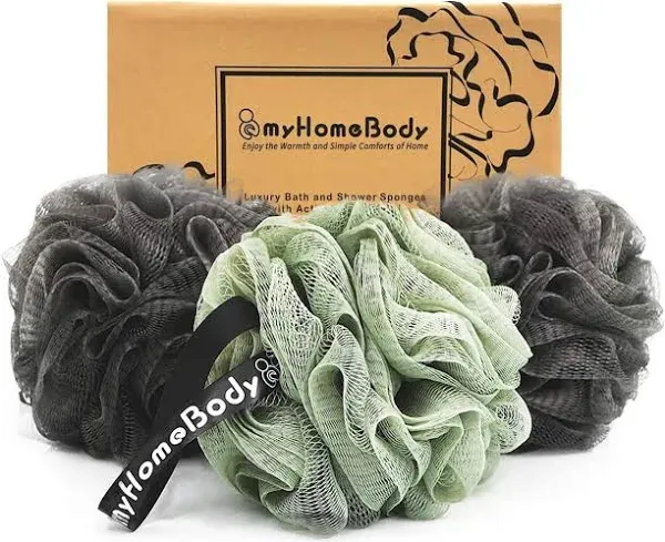 myHomeBody Large 70g Loofah Sponge Body Scrubber Bath Sponge Loofah for Women