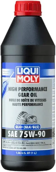 Liqui Moly High Performance Gear Oil (GL4+) SAE 75W-90 | 1 L | Gear Oil | Hydraulic Oil | SKU: 20012