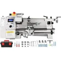 VEVOR Mini Metal Lathe 8"x14" Metalworking Machine Variable Speed 2250 RPM 650W 110V