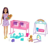 Barbie Skipper Babysitter Playset with Twin Nursery Accessories