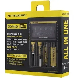 Nitecore Digicharger Battery Charger D4 4 Battery Slots