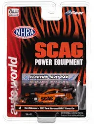 Auto World Tim Wilkerson SCAG Power Equipment 2023 Ford Mustang Funny Car 4Gear HO Slot Car