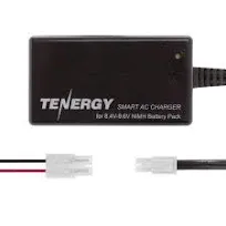 Tenergy Smart Charger for 8.4V-9.6V NiMH Battery Packs, NiMH Battery Charger for Airsoft Guns, RC Cars, RC Airplanes with Mini Tamiya/Standard Tamiya Connector