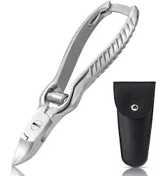 BEZOX Heavy Duty Podiatrist Toenail Clippers for Thick and Ingrown Nails Stai...