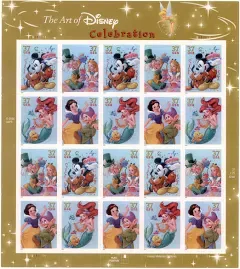 The Art of Disney: Celebration Postage Stamps