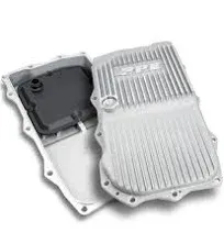 PPE Brushed Aluminum Trans Pan For 2010+ BMW 2/3/4/5/6/7/X/<wbr/>Z Series 8-Speed Auto