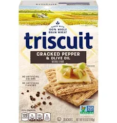 Triscuit Cracked Pepper & Olive Oil Crackers