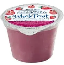 Whole Fruit 100% Juice Strawberry Pomegranate Premium Juice Bar 4.4 Ounce Size - 96 Per Case.