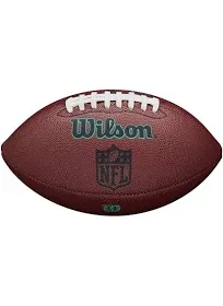 WILSON NFL Ignition Gen Green Football - Brown, Peewee Size