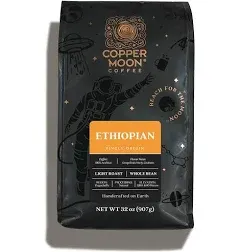 Copper Moon Single Origin Whole Bean Coffee, Ethiopian Blend 32 oz.