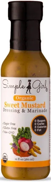 Simple Girl Organic Sweet Mustard Salad Dressing