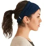 Navy Japanese Bandana Headbands for Men and Women – Comfortable Head Bands wi...