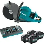 Makita GEC01PL 80V Max XGT (40V Max X2) Brushless 14 in. Power Cutter Kit