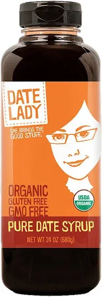 Date Lady Organic Pure Date Syrup - 12 fl oz jar