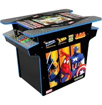 Arcade1Up Marvel vs Capcom Head-to-Head Gaming Table w/ Light Up Decks New