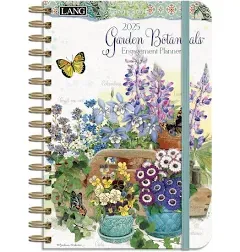 Garden Botanicals 2025 Spiral Engagement Planner by Barbara Anderson