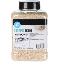 Happy Belly Sesame Seeds, 20 Ounce (1 LB 4 oz) 566g, Exp 11/25