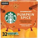 Starbucks Pumpkin Spice Flavored K-Cup Pods Coffee 32 Count