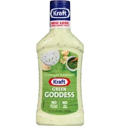 Green Goddess Salad Dressing by Kraft, 16 Fl Oz Bottle, Pack of 2, Bundled With V2U Utensil Set