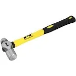 Performance Tool M7032B 16oz Ball Pein Hammer With Fiberglass Handle