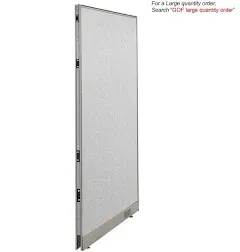 GOF NEW 60&#034;x36&#034; Gray Wall Room Divider Panel Cubicle Fabric Office Partition