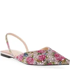 Betsey Johnson Women's Vance Floral Slingback Flats