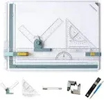 Frylr Metric A3 Drawing Board Drafting Table Multifunctional Drawing Board Table with Clear Rule Parallel Motion and Angle Adjustable Measuring System