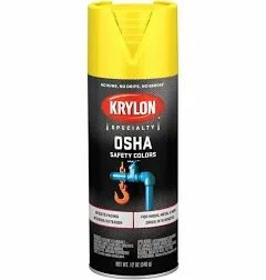 12 oz Krylon K01813777 OSHA Safety Yellow APWA Color Standard Spray Paint