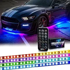 AURA Flexible LED DreamColor Underglow Lighting Strip Kit w-Remote