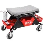 VEVOR Mechanics Stool 300 LBS Capacity Rolling Mechanic Seat with 4" Wheels