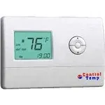 ControlTemp CT7668 Basic Tamper Proof Thermostat 5.5inchWx3.75inchHx1inchD CT76 0